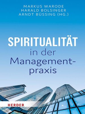 cover image of Spiritualität in der Managementpraxis
